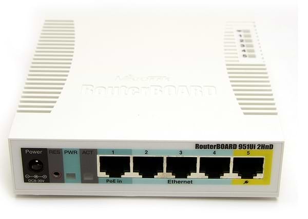 Фото - Маршрутизатор интернет WiFi4 MikroTik RB951Ui-2HND