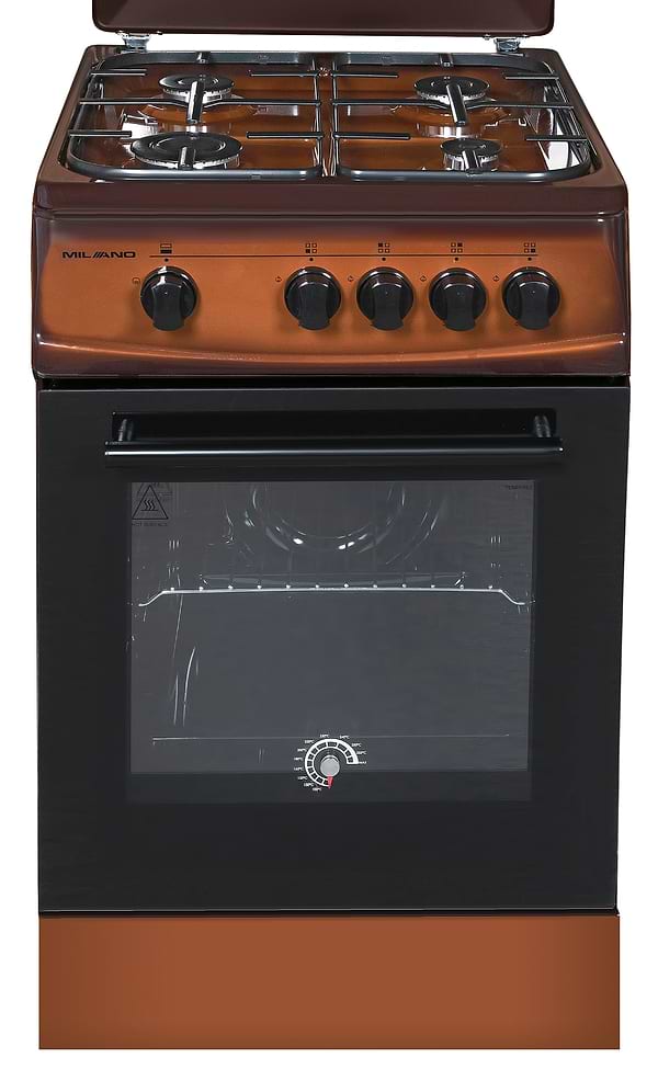 Фото - Плита газова Milano ML50 G1/01 +Brown Фото - Плита газова Milano ML50 G1/01 +Brown