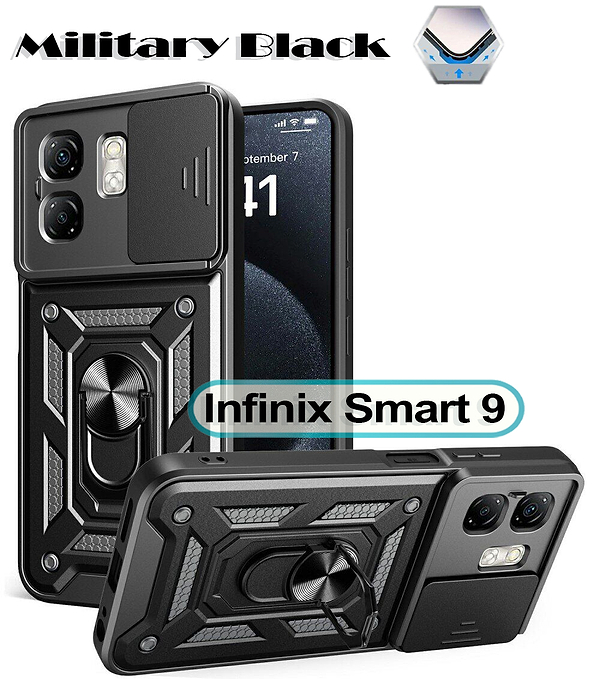 Фото - Чехол для смартфона BeCover Military for Infinix Smart 9 (X6532) Black (713049)