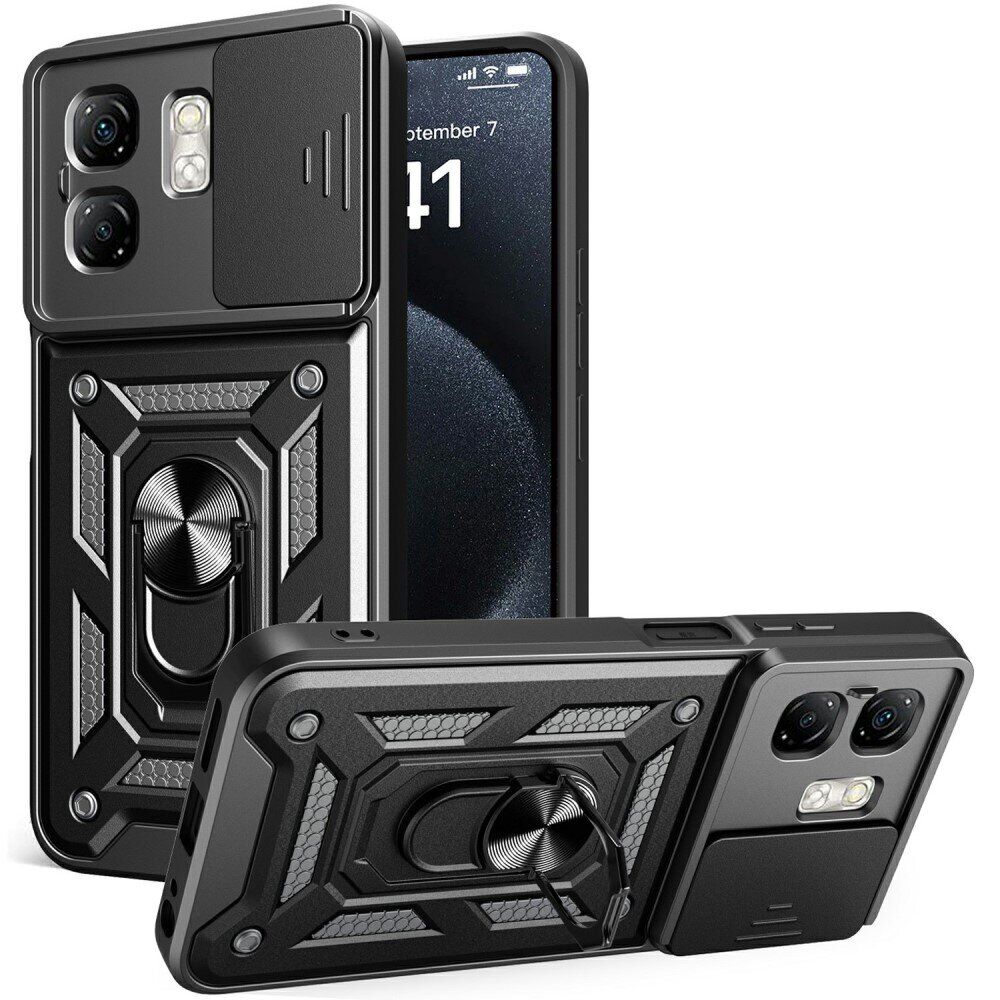 Чохол для смартфону BeCover Military for Infinix Smart 9 (X6532) Black (713049) - Фото 1