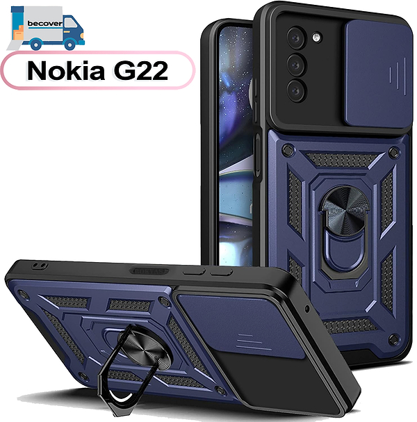 Фото - Чохол для смартфону
 BeCover Military for Nokia G22 Blue (709990)
