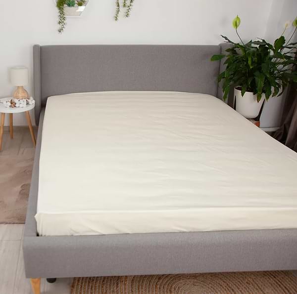 Фото - Простынь односпальная ТЕП ВДОХНОВЕНИЕ с резинкою 120х200 см Milky (2-04015_29459)