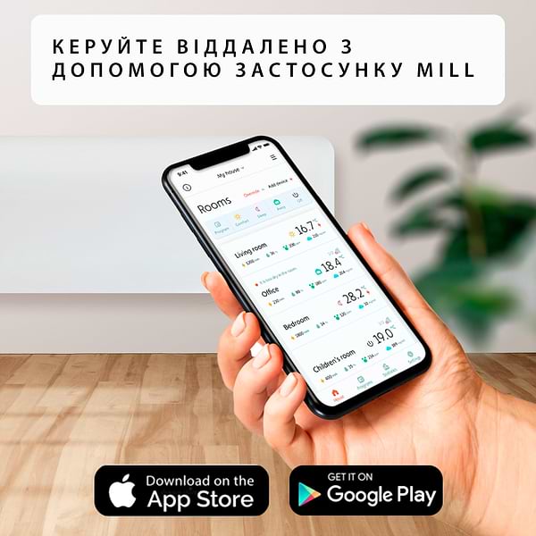 Фото - Конвектор Mill PA1200WIFI3 1200W WiFi
