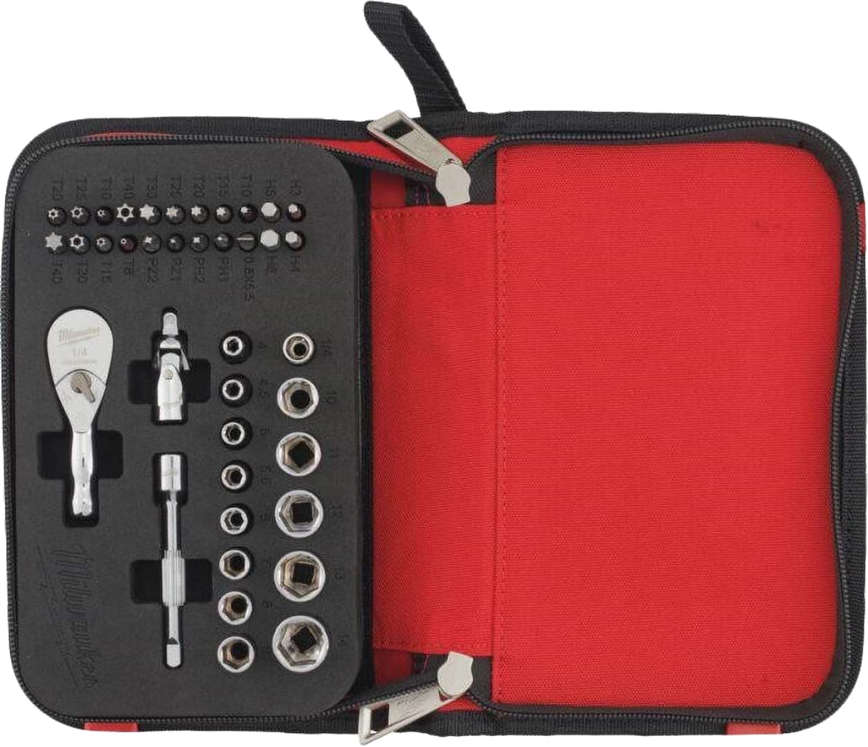 Набір торцевих голівок Milwaukee 1/4'' 4-14мм + ударні біти ShW 39 шт. (4932492672)