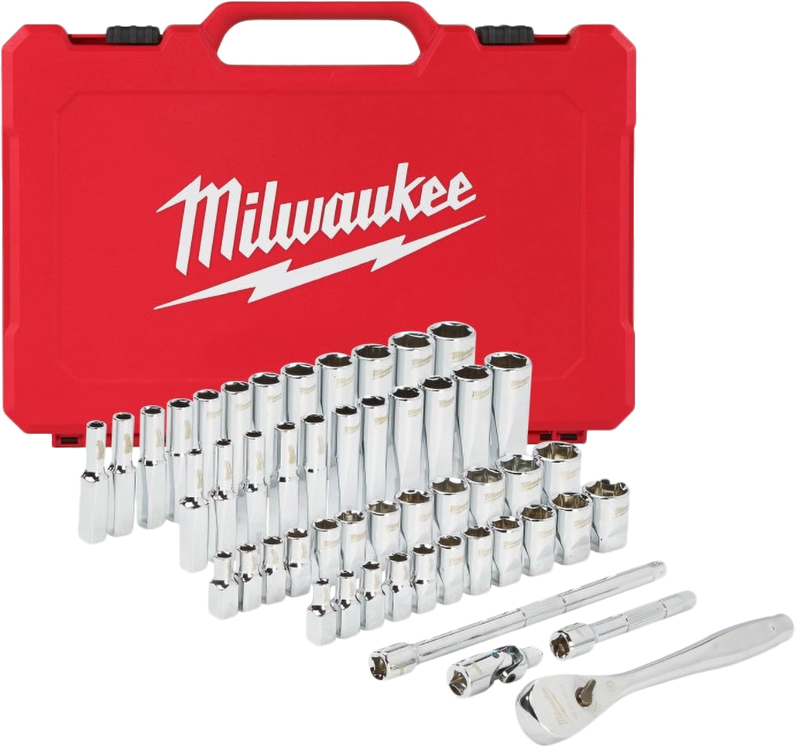 Набір торцевих голівок Milwaukee 1/4" з тріскачкою 50 шт. (4932464944)