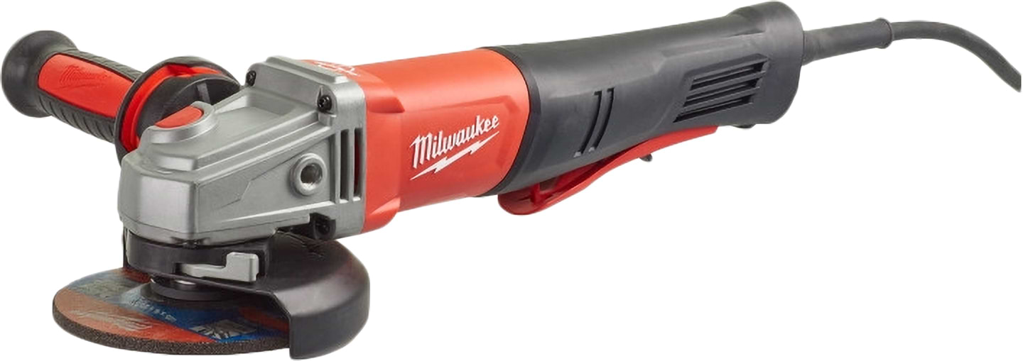 Болгарка Milwaukee AGV 13-125 XSPDEB з AVS гальмом та лопатковим вимикачем (4933464998)