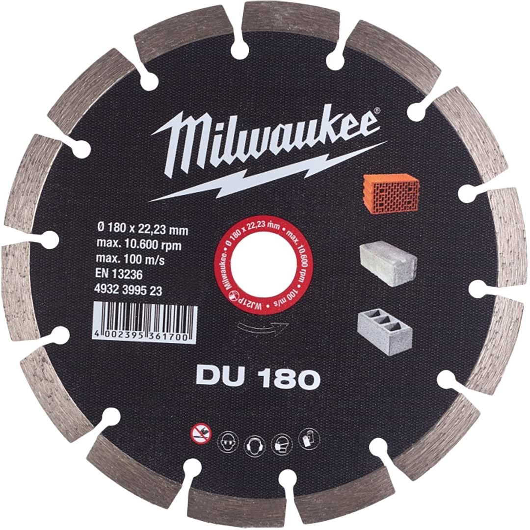 Диск алмазний Milwaukee DU 180 мм (4932399523)