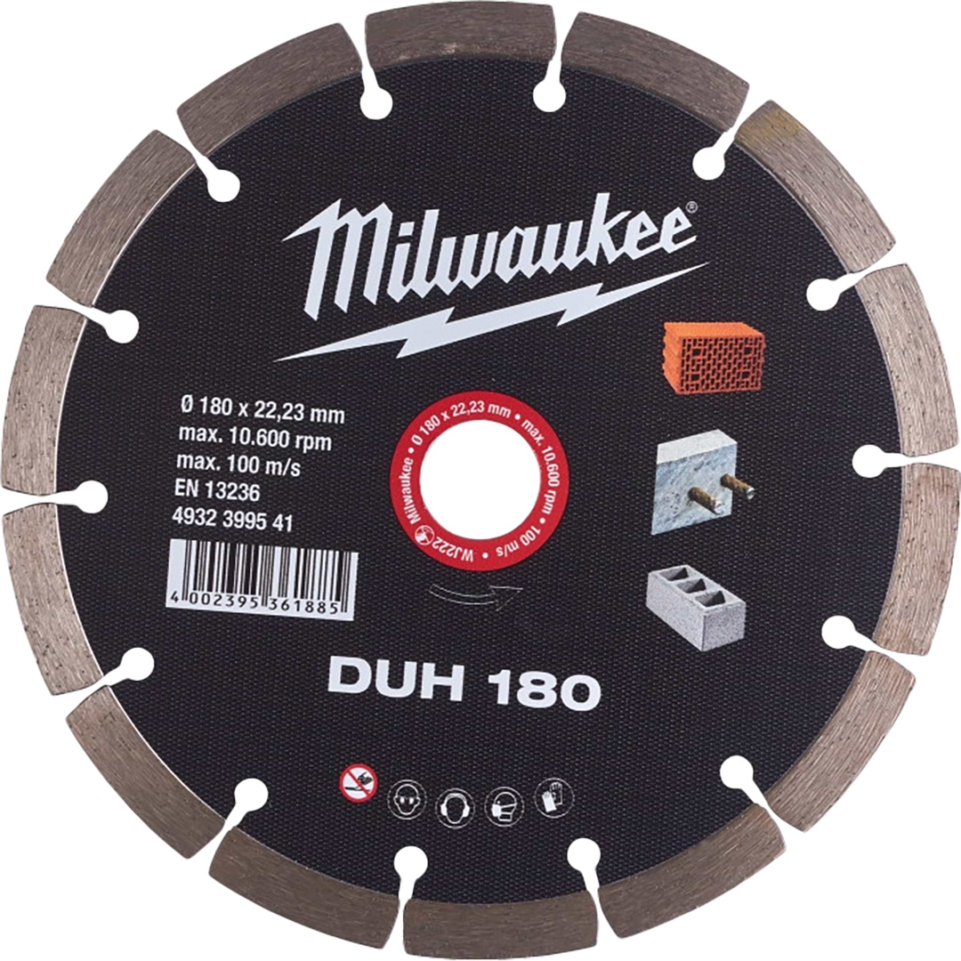 Диск алмазний Milwaukee DUH 180 мм (4932399541)