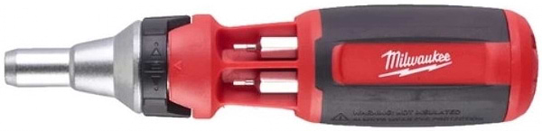 Фото - Отвертка Milwaukee HEX с трещоткой 9 в1 (4932471599)