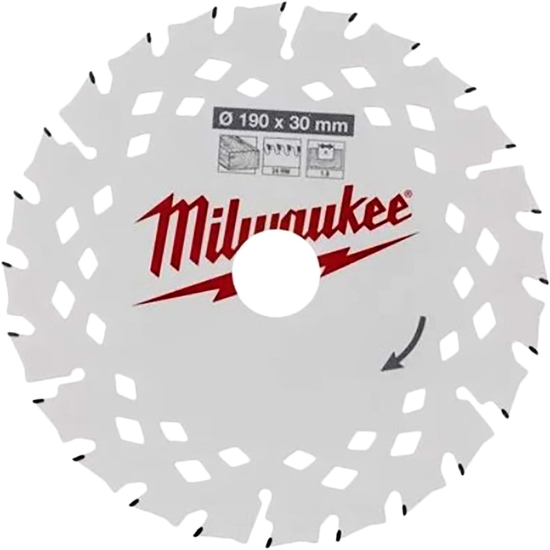 Диск пильний Milwaukee PFTE 190х30х1.8 мм (4932498976)