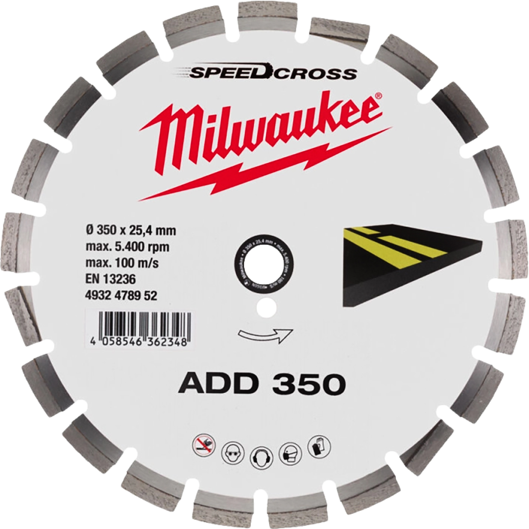 Диск алмазний Milwaukee Speedcross ADD 350 мм (4932478952)