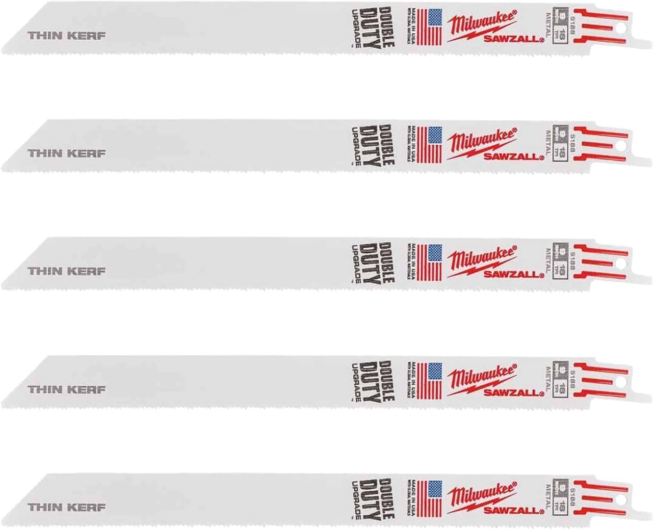 Полотно Milwaukee THIN KERF 230х1,5 мм 5 шт. (48475188)