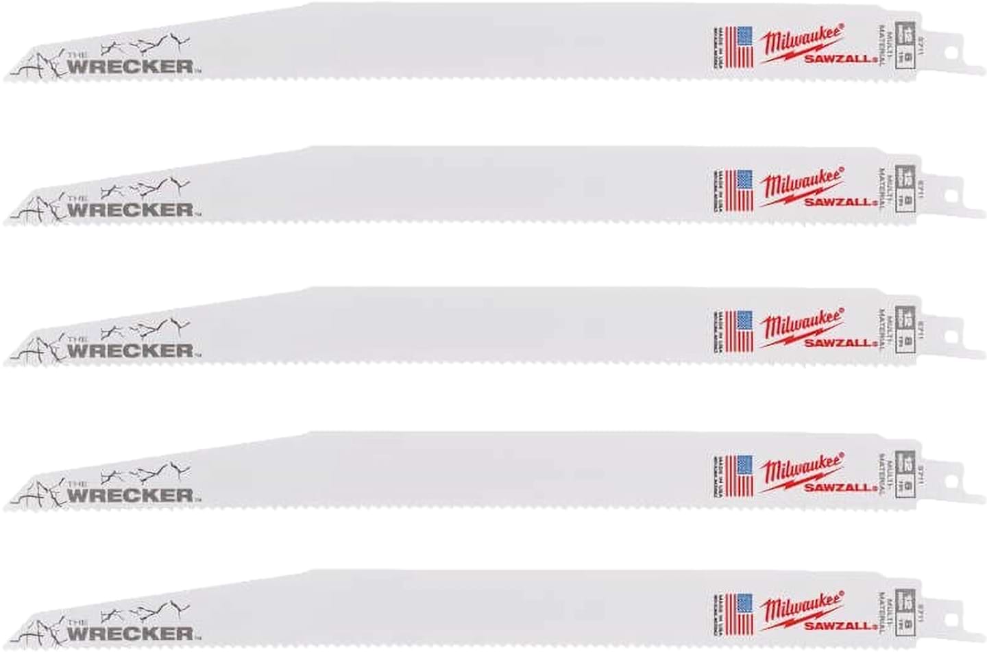 Полотно Milwaukee WRECKER 300х3,6/2,3мм 5 шт. (48475711)