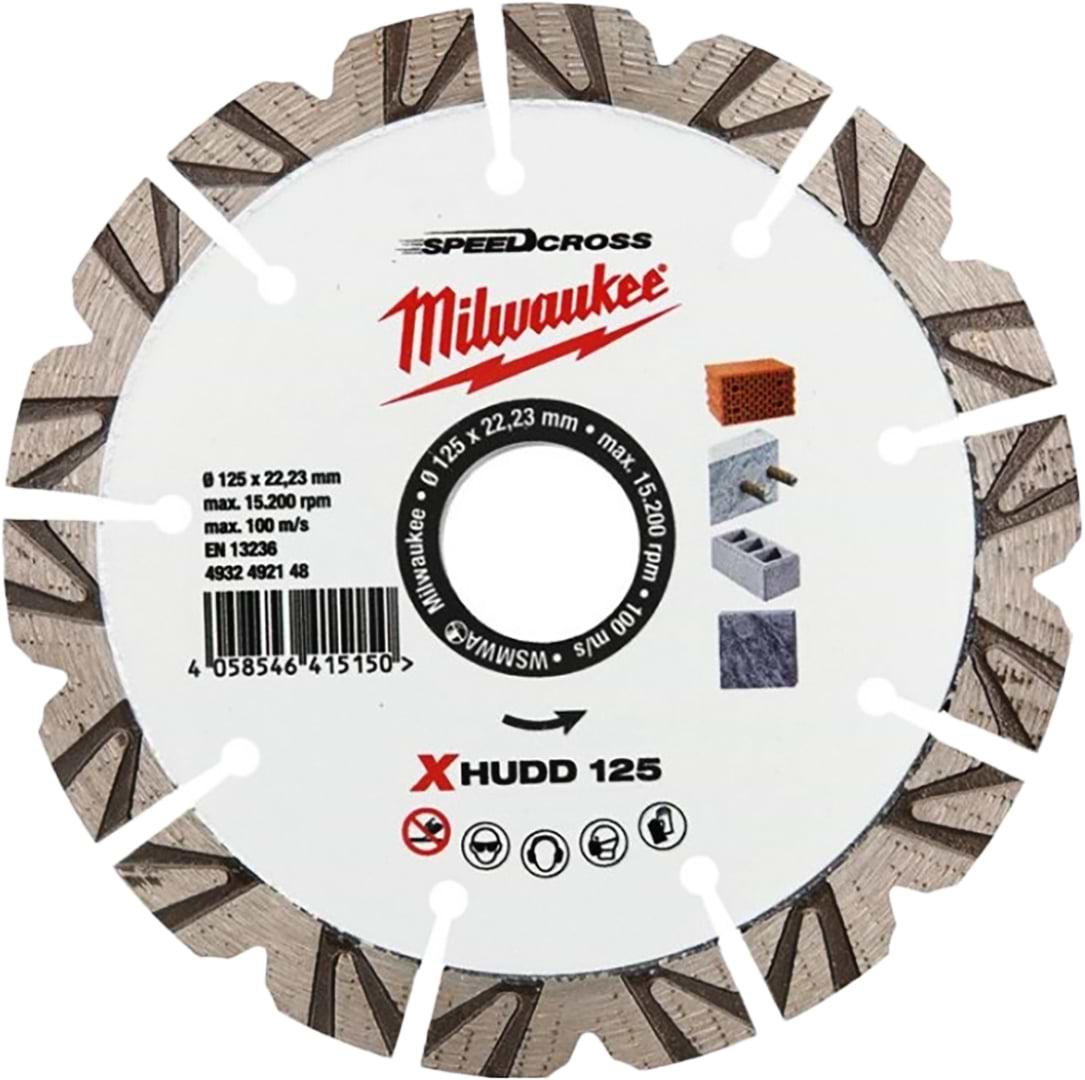 Диск алмазний Milwaukee XHUDD 125 мм (4932492148)