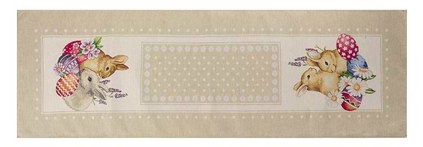 Фото - Скатерть раннер Lefard Кролики/Mimbre 45х140 см (732-400)