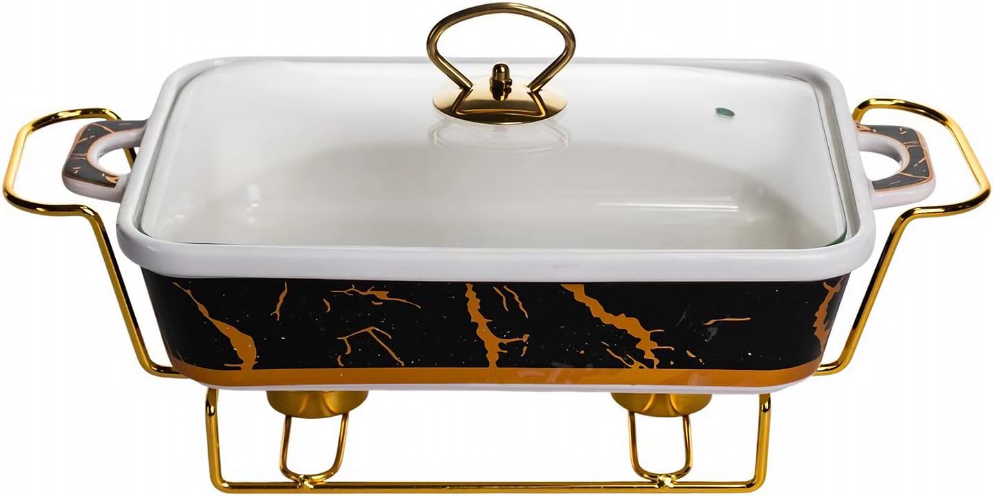 Мармит Minglu Kitchen Black Marble 1,5 л (ML438-13)
