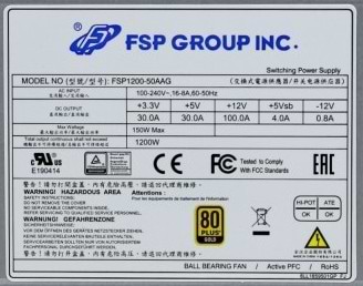 Фото - Блок питания для ПК FSP FSP1200-50AAG