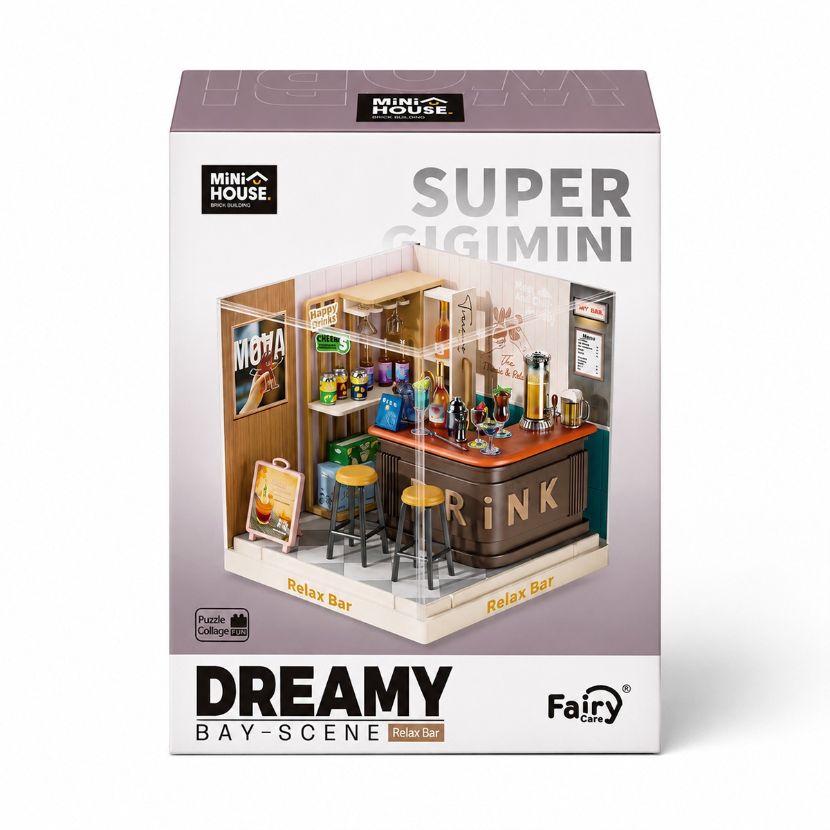 Пластиковый конструктор Mini House серии Интерьер Мини – БАР (8039)