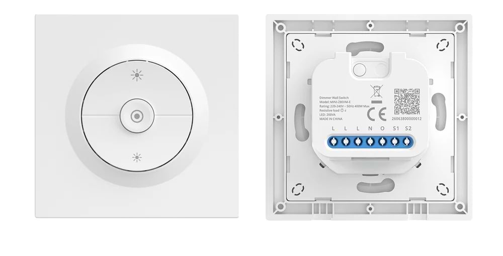Розумний диммер Sonoff MINI-ZBDIM-E, Zigbee