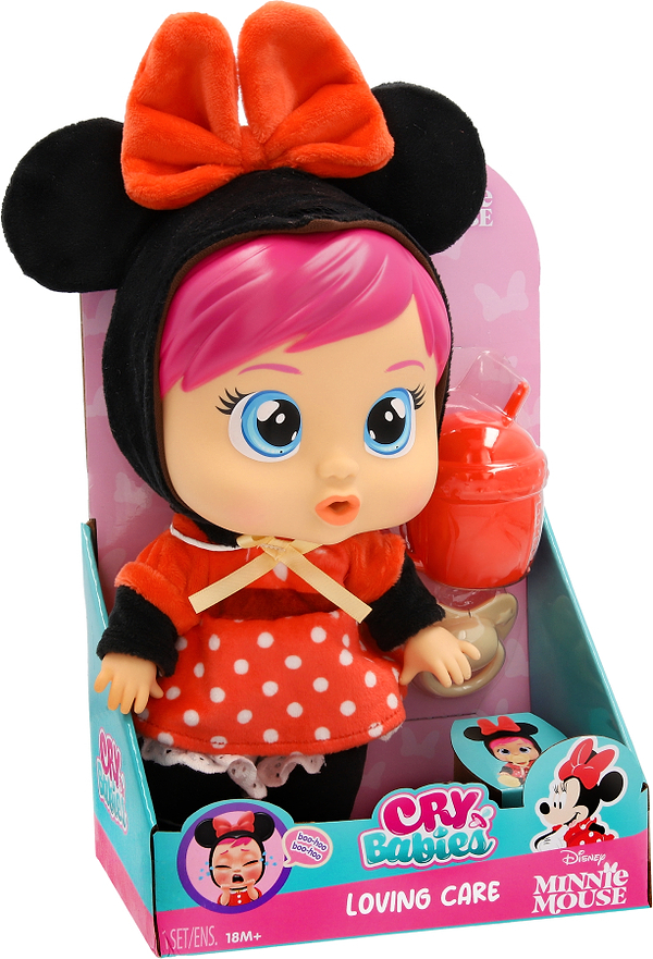 Фото - Інтерактивний пупс Cry Babies CB. ЛЮБОВ І ТУРБОТА DISNEY Лялька Плакса Мінні з аксесуарами 26 cм (927384)