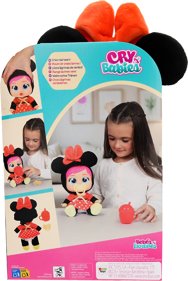 Фото - Інтерактивний пупс Cry Babies CB. ЛЮБОВ І ТУРБОТА DISNEY Лялька Плакса Мінні з аксесуарами 26 cм (927384)