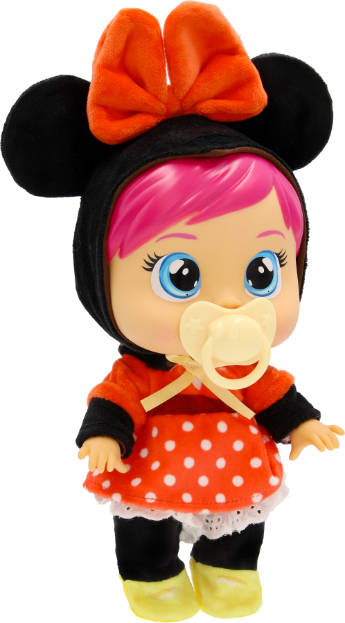 Фото - Інтерактивний пупс Cry Babies CB. ЛЮБОВ І ТУРБОТА DISNEY Лялька Плакса Мінні з аксесуарами 26 cм (927384)