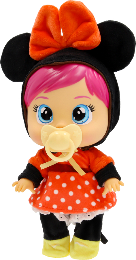 Фото - Інтерактивний пупс Cry Babies CB. ЛЮБОВ І ТУРБОТА DISNEY Лялька Плакса Мінні з аксесуарами 26 cм (927384)