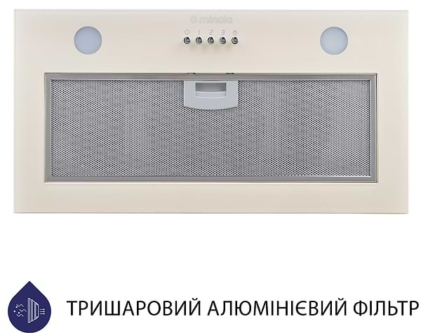 Фото - Витяжка вбудована Minola HBI 5262 IV GLASS 700 LED