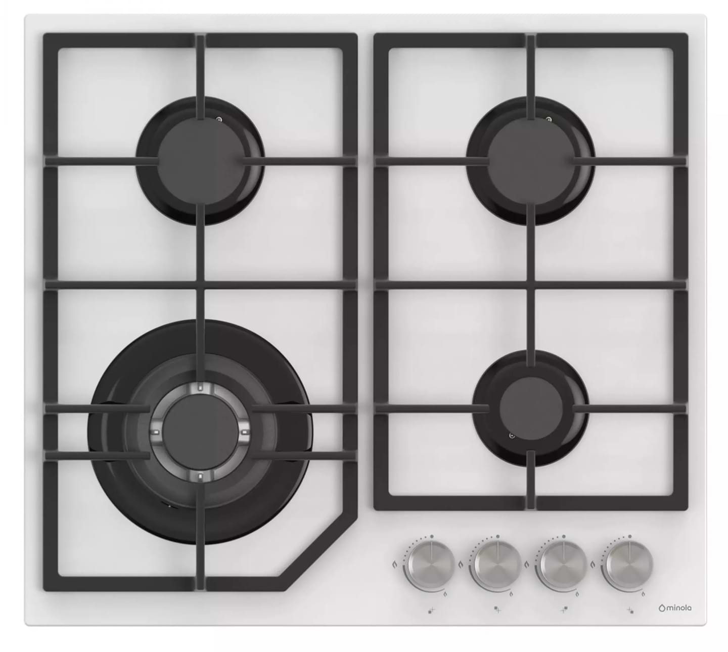 Купити Варильна поверхня газова Minola MGG 61622 WH - Фото 1 Варильна поверхня газова Minola MGG 61622 WH - Фото 1