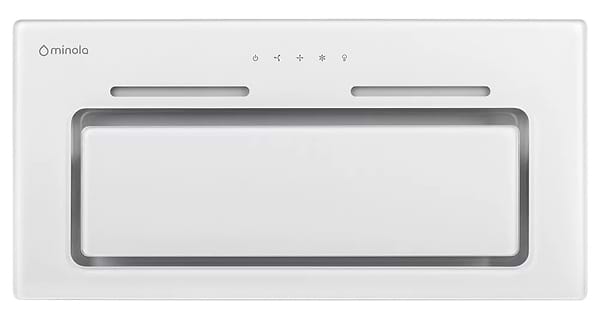 Фото - Витяжка вбудована Minola HBI 6473 WH GLASS 800 LED Line