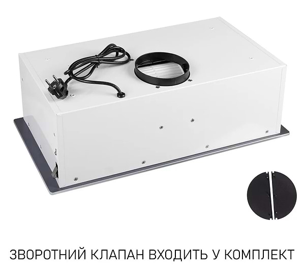 Фото - Витяжка вбудована Minola HBI 6473 WH GLASS 800 LED Line