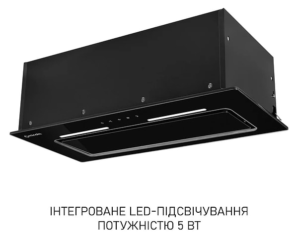 Фото - Вытяжка встраиваемая Minola HBI 6473 BL GLASS 800 LED Line