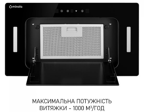 Фото - Витяжка вбудована Minola BGH 5677 BL
