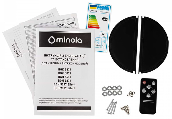 Фото - Витяжка вбудована Minola BGH 5977 BL Silent