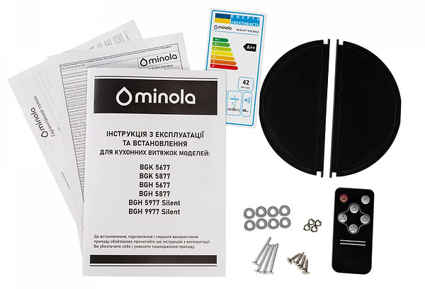 Фото - Витяжка вбудована Minola BGH 5977 WH Silent