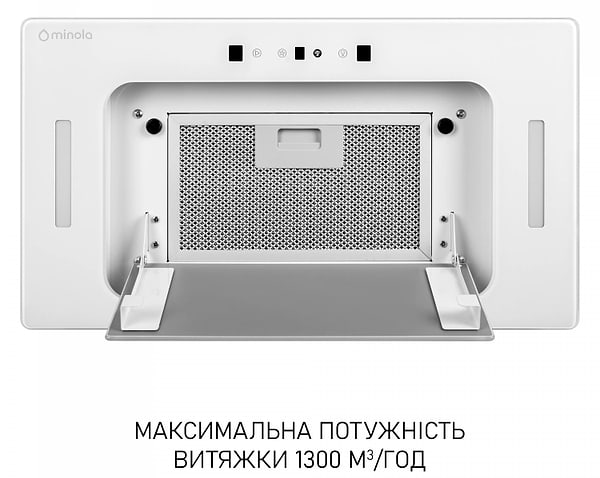 Фото - Витяжка вбудована Minola BGH 5977 WH Silent