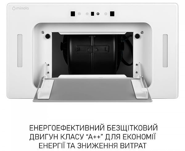 Фото - Витяжка вбудована Minola BGH 5977 WH Silent