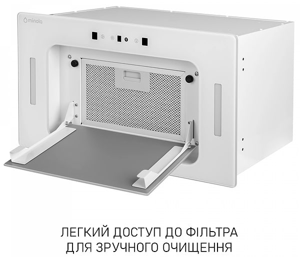 Фото - Витяжка вбудована Minola BGH 5977 WH Silent