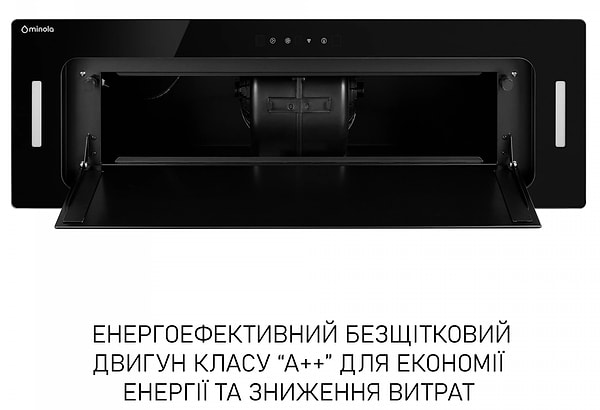 Фото - Вытяжка встраиваемая Minola BGH 9977 BL Silent