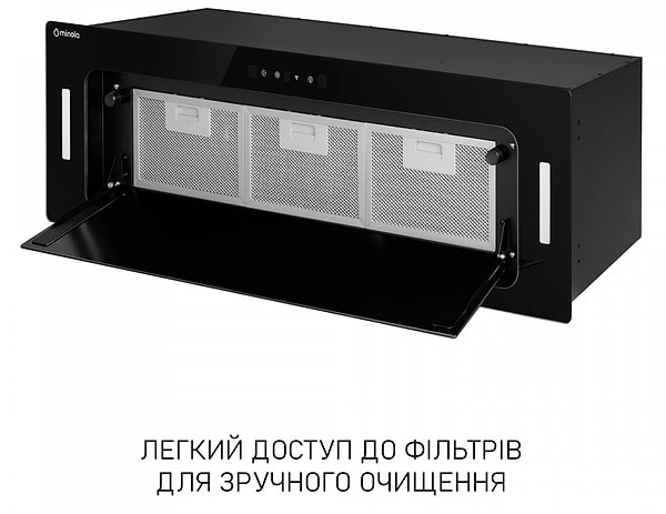 Фото - Вытяжка встраиваемая Minola BGH 9977 BL Silent