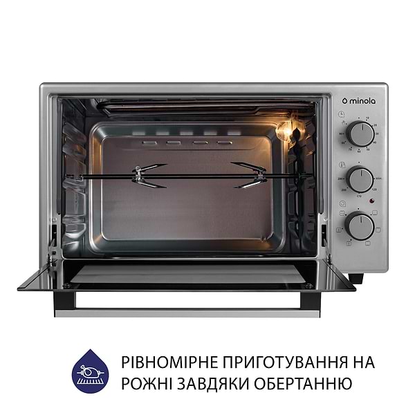 Фото - Уцінка - Піч електрична Minola FOET 3714 GR