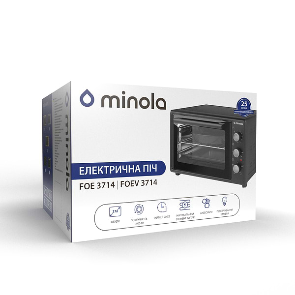Фото - Піч електрична Minola FOEV 3714 IV