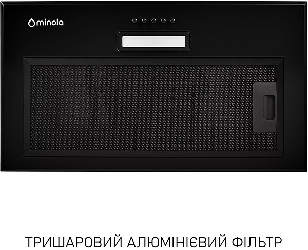 Фото - Вытяжка встраиваемая Minola HBI 5014 BLF LED