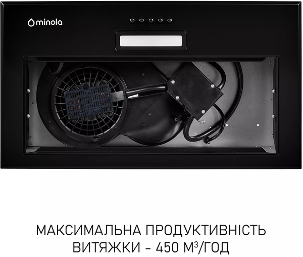 Фото - Вытяжка встраиваемая Minola HBI 5014 BLF LED