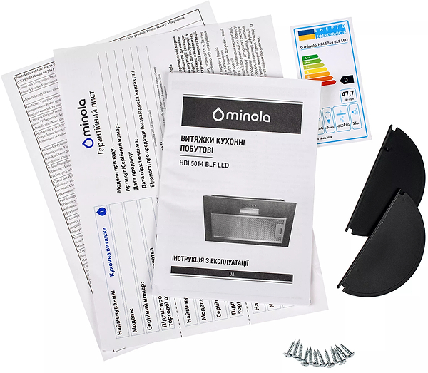 Фото - Вытяжка встраиваемая Minola HBI 5014 BLF LED
