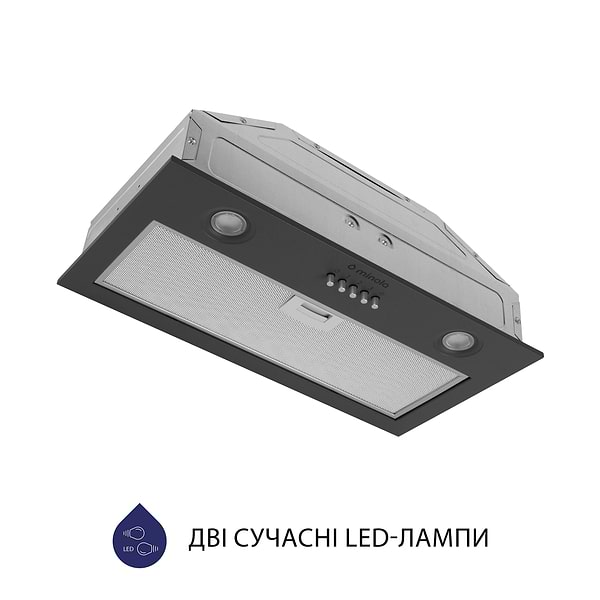 Фото - Вытяжка встраиваемая Minola HBI 5204 GR 700 LED