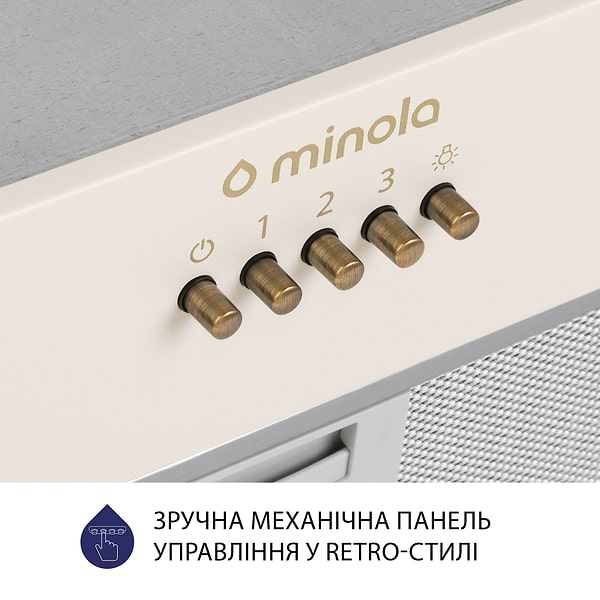 Фото - Витяжка вбудована Minola HBI 5204 IV 700 LED