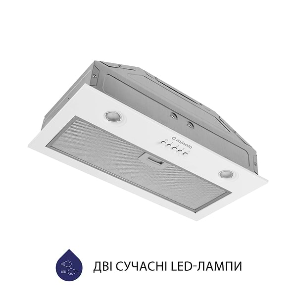Фото - Витяжка вбудована Minola HBI 5204 WH 700 LED