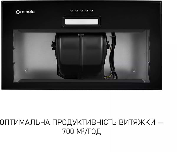 Фото - Витяжка вбудована Minola HBI 5214 BLF 700 LED