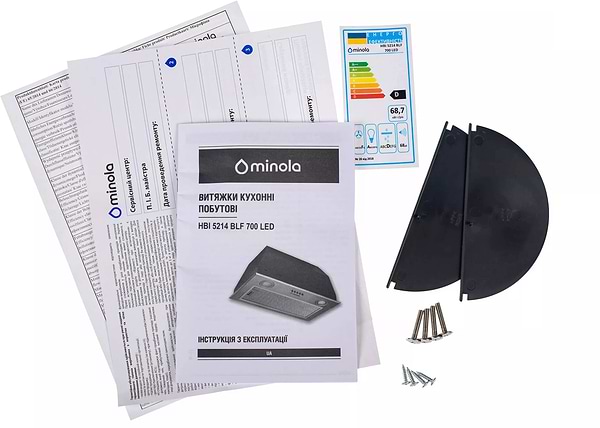 Фото - Витяжка вбудована Minola HBI 5214 BLF 700 LED